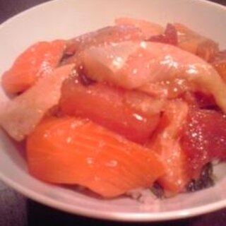 柚子胡椒風味のづけ丼